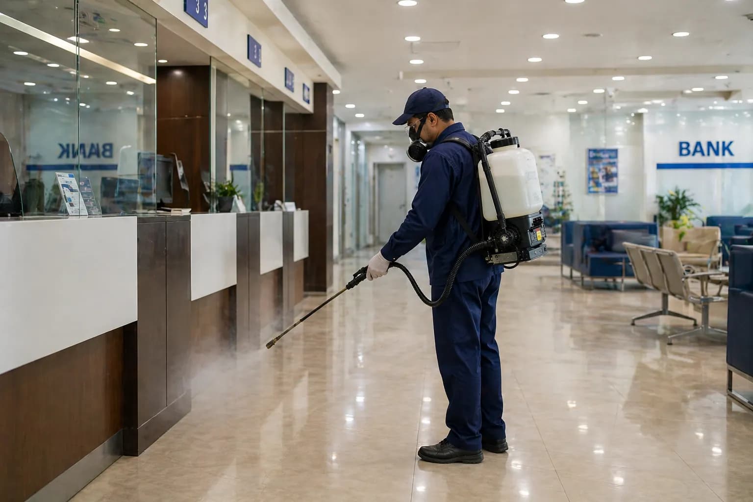 Bank fumigation service