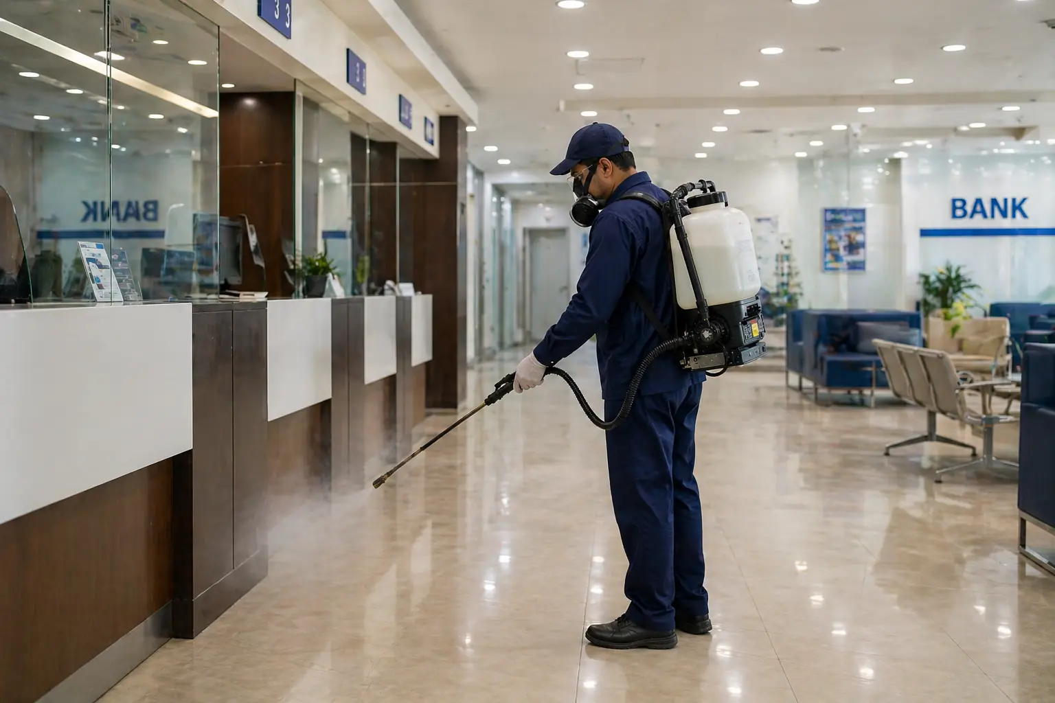 Bank fumigation service